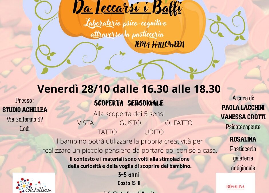 DA LECCARSI I BAFFI – HALLOWEEN PER 3-5 ANNI