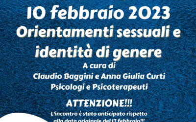 ORIENTAMENTI SESSUALI E IDENTITA’ DI GENERE