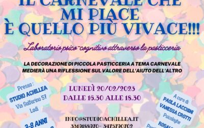 IL CARNEVALE CHE MI PIACE E’ QUELLO PIU’ VIVACE