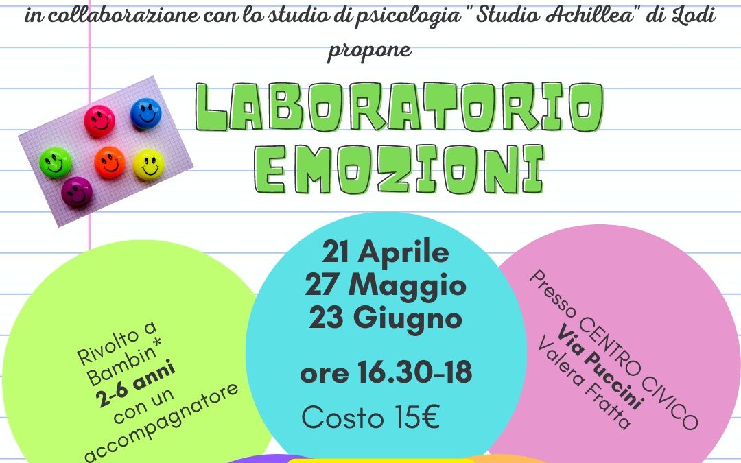 LABORATORI SULLE EMOZIONI