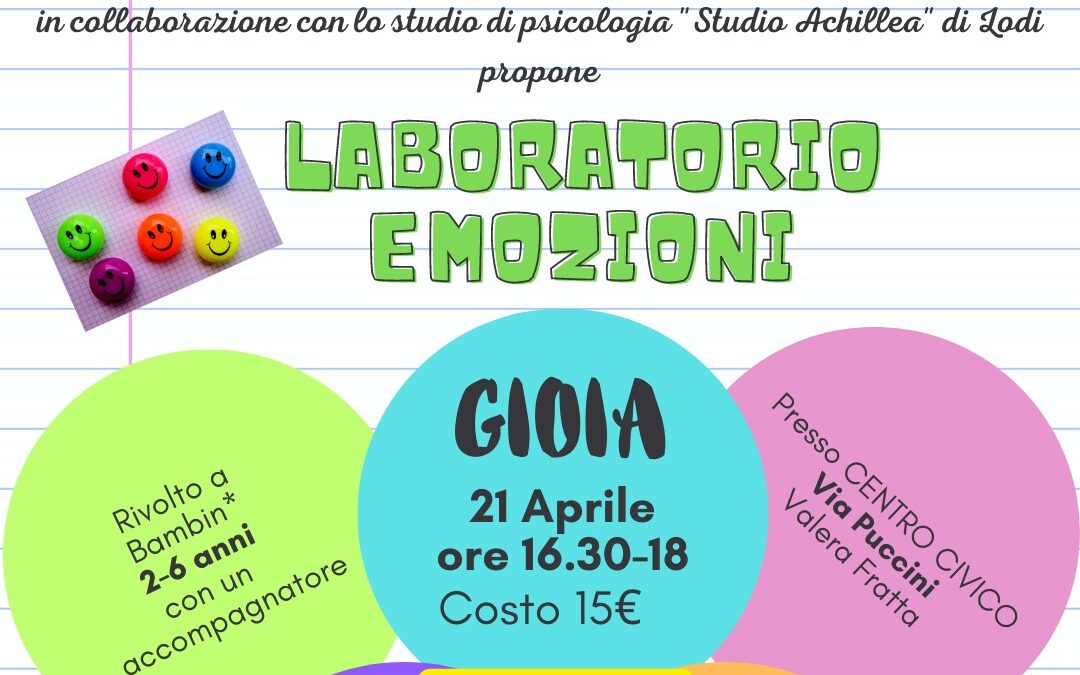 LABORATORIO SULLA GIOIA